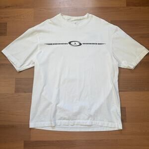 Men's Nike Air Jordan X Cactus Jack Travis Scott White Air Jack Tee Shirt Sz L